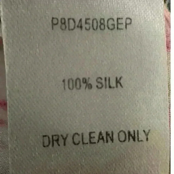 Parker Erin Floral Print Silk Blouse Size S - Picture 10 of 10